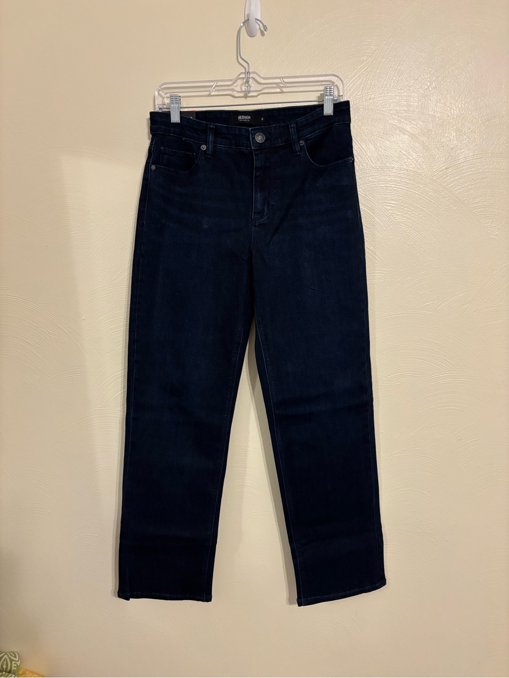 Hudson Jeans Size 8 Dark Wash High Rise Straight Leg NWT